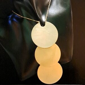 Disk Pendent Necklace